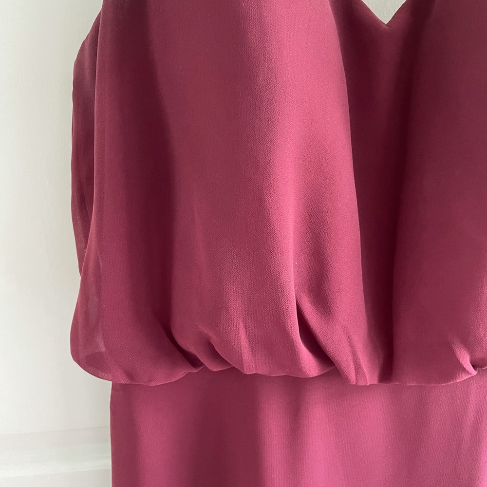 Bill Levkoff bridesmaid dress in Merlot size 8 - Picture 6 of 6